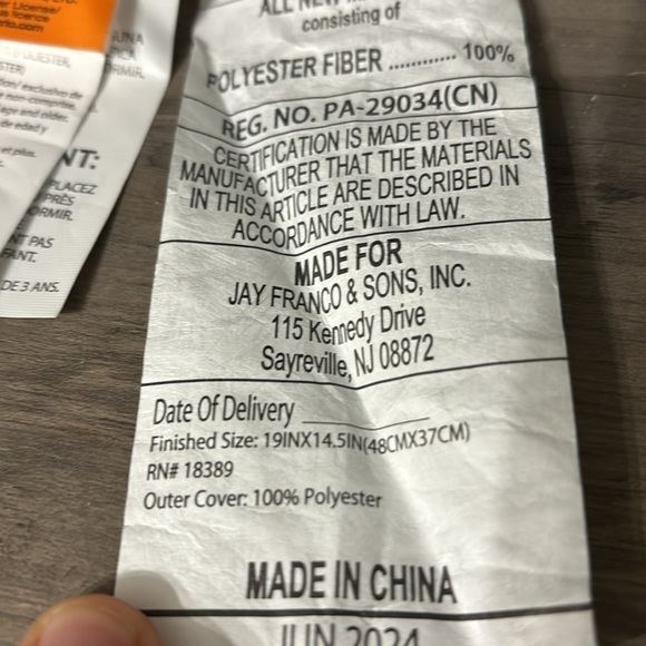 NWT HELLO KITTY BLACK CAT COSTUME LARGE HALLOWEEN THROW PILLOW - Picture 5 of 13